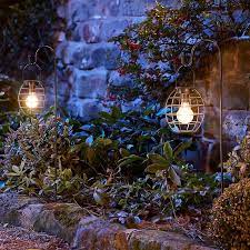 Homebase Edit Solar Hanging Cage Lights