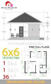 Small House Plans 18x21 3 Feet With One
