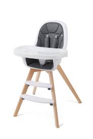 4baby Icon 2 In 1 Wooden High Chair