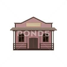 Small Western House With Porch And