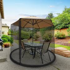 Patio Umbrella Mosquito Netting