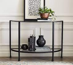 Tanner Demilune Console Table Pottery