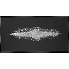 Katie Glass Wall Art Large In Black