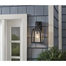 Light Black Outdoor Wall Light Fixture