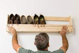 Diy Wooden Shoe Rack Wall Mounted