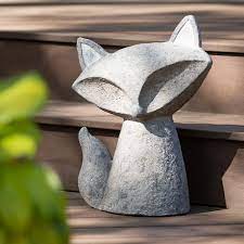 Gray Fox Garden Sculpture Pr2800