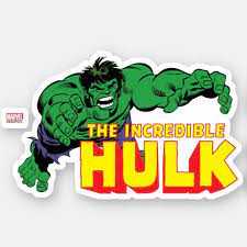 Retro Hulk Dive Sticker