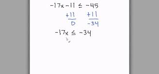 How To Solve Multi Step Inequalities