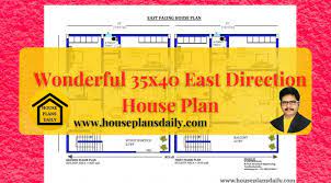 35x40 East Direction House Plan House