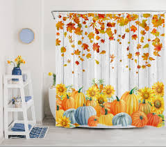 Fall Leaf Yellow Sunflower Pumpkin