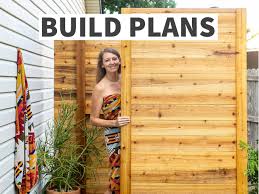 Outdoor Shower Build Plans