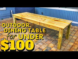 Outdoor Farmhouse Table For Under 100