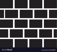 Brick Wall Icon On White Background