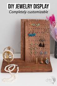 Diy Jewelry Display Easy Woodworking