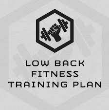 Lower Back Fitness Training Program