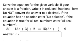 Answered Solve The Equation For The