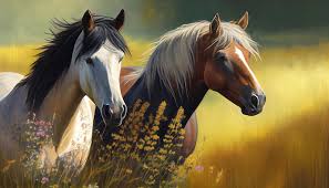 Horse Painting Images Free