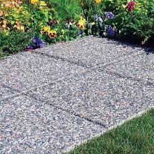 Exposed Aggregate Concrete Step Stone