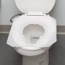 Premium Paper Toilet Seat Covers Half