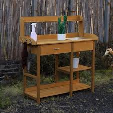 Potting Benches And Tables The Home Depot