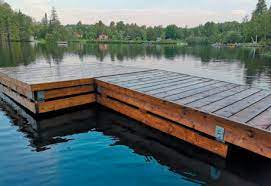 how to build a floating wooden dock