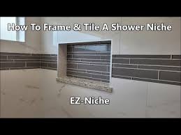 Install Accent Glass Tile In Shower