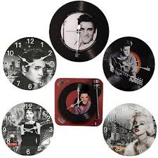 Glass Wall Clock Famous Icon Choose