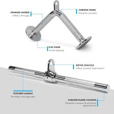 yes4all straight rotating bar with none