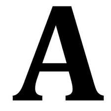 Metal Letter A Wall Plaque 1865600270