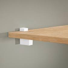 White Adjustable Shelf Bracket