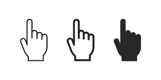 Hand Mouse Cursor Icon Set