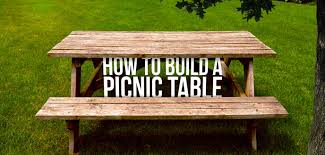 How To Build A Diy Picnic Table