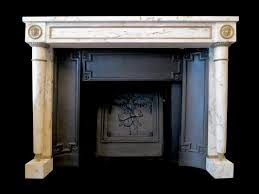 Fireplace Mantel In Breche Marble