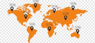 World Map Globe Wall Decal Sticker