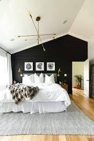 Black And White Modern Master Bedroom