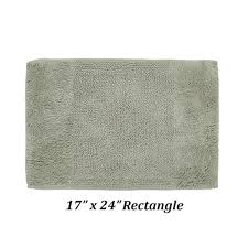 Better Trends Granada Collection 100 Cotton Tufted 17 Inch X 24 Inch Rectangle Bath Mat Rug Sage
