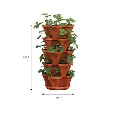 Mr Stacky 5 Tier Strawberry Planter Pot