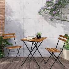 Tunearary Farmhouse Patio 3 Piece Wood