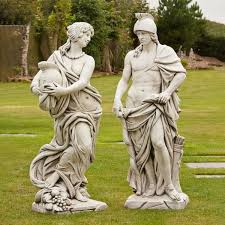 Roman Gladiator Goddess Stone Garden