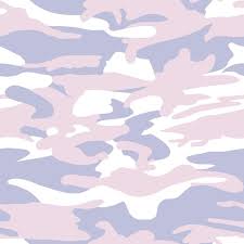 Cute Pastel Vector Seamless Camouflage