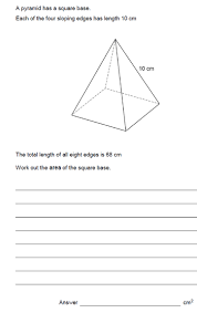 Answered A Pyramid Has A Square Base