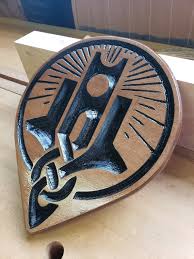 Winterhold Icon Wood Carved Mage Guild