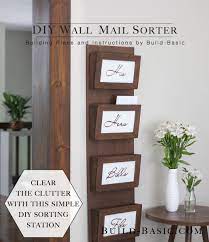 Build A Diy Wall Mail Sorter Build Basic