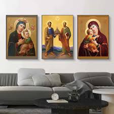 Catholic Moebius Art Canvas Painting Of
