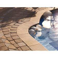 Techo Bloc Bullnose Pool Coping Wall