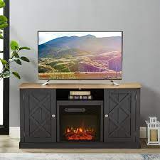 Festivo 54 In Charcoal Tv Stand For