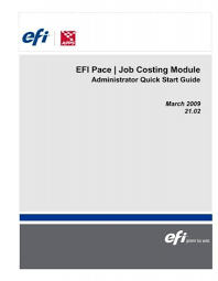 Job Costing System Settings Efi Pace