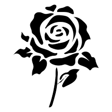 Flowering Rose Flat Icon Ad