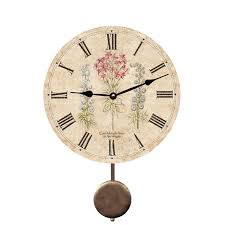 Flower Pendulum Clock Wildflower Clock