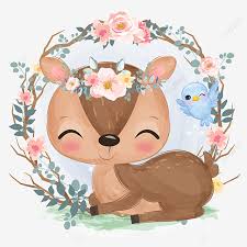 Watercolor Baby Animals Vector Hd Png